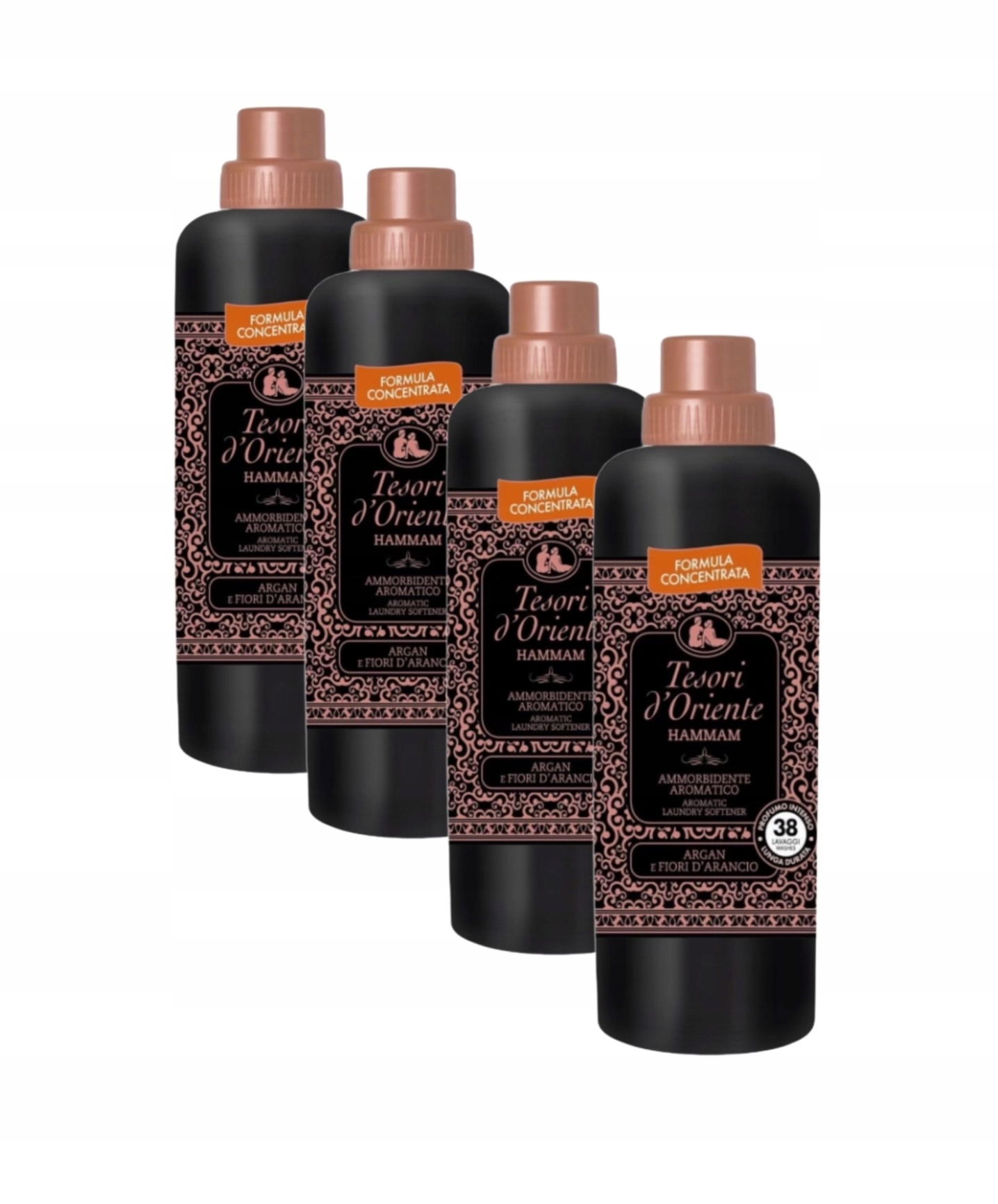 TESORI Płyn do płukania tkanin Hammam 4x760ml