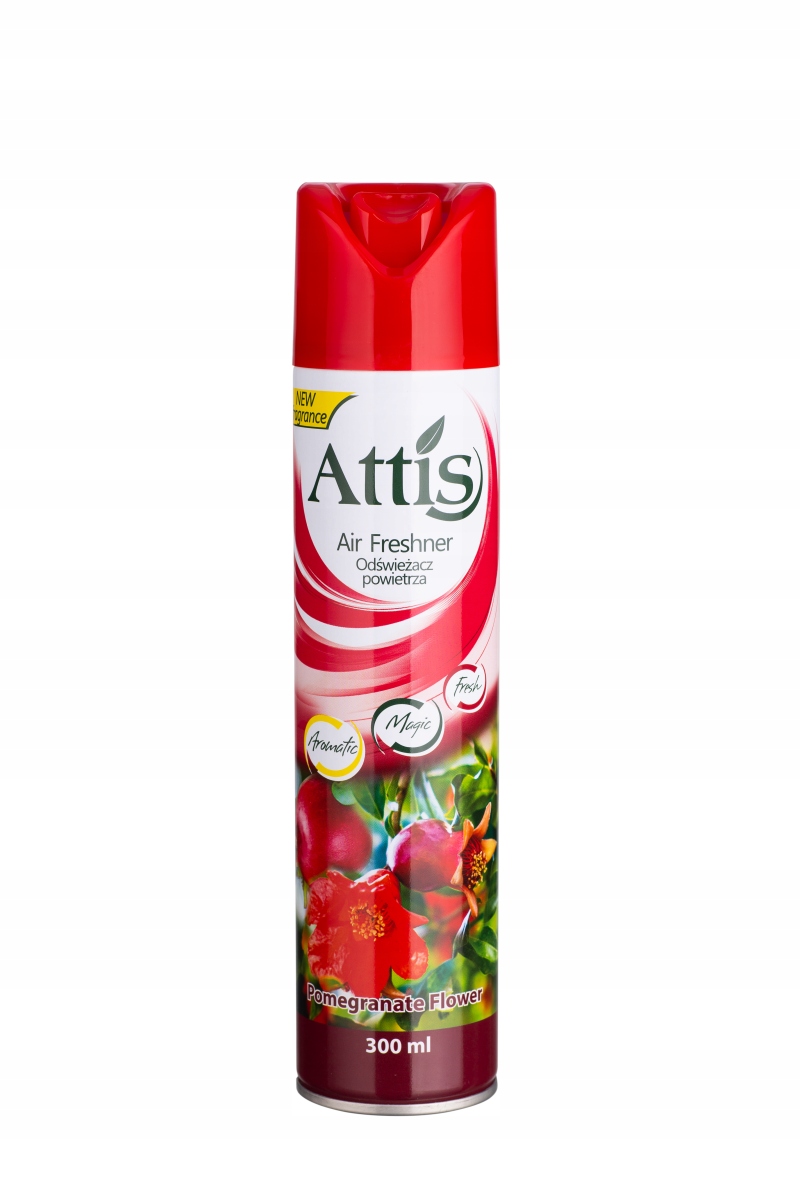 ATTIS odświeżacz powietrza w sprayu POMEGRANATE, 300 ml