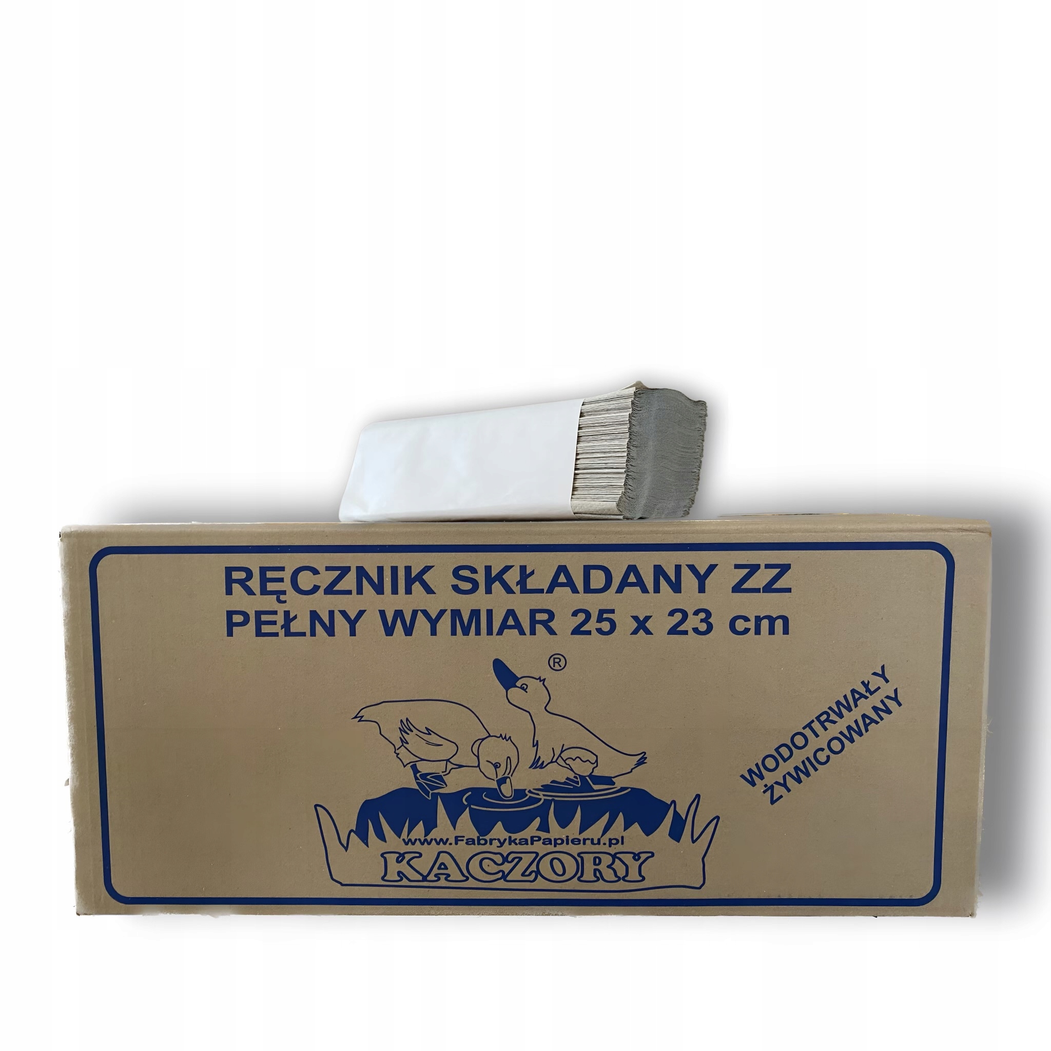 Ręczniki składane ZZ szare, 1 warstwowe, makulatura, 4000 szt