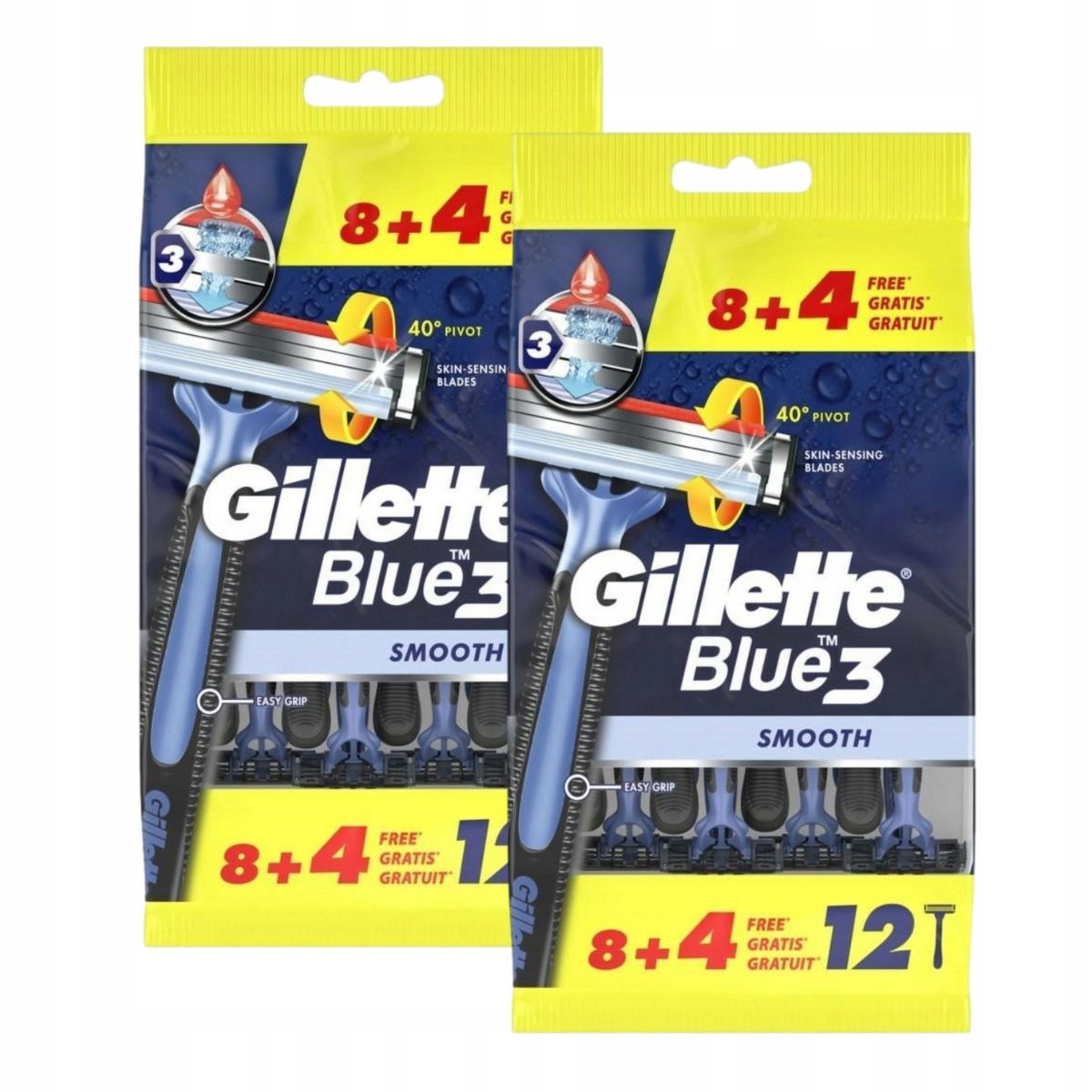 Gillette maszynki do golenia Blue3 Smooth 24 szt