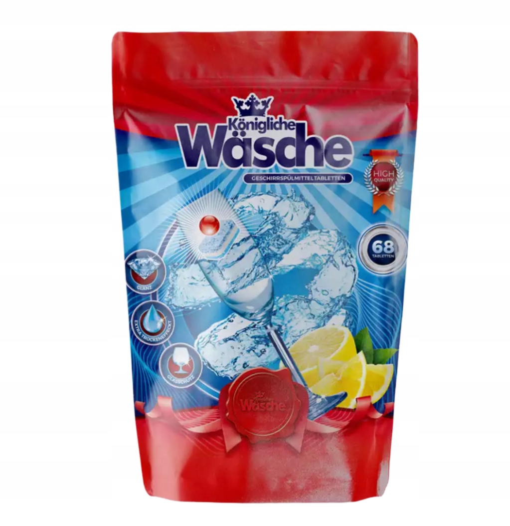 Königliche Wäsche Tabletki do zmywarki 5w1 DE 68szt