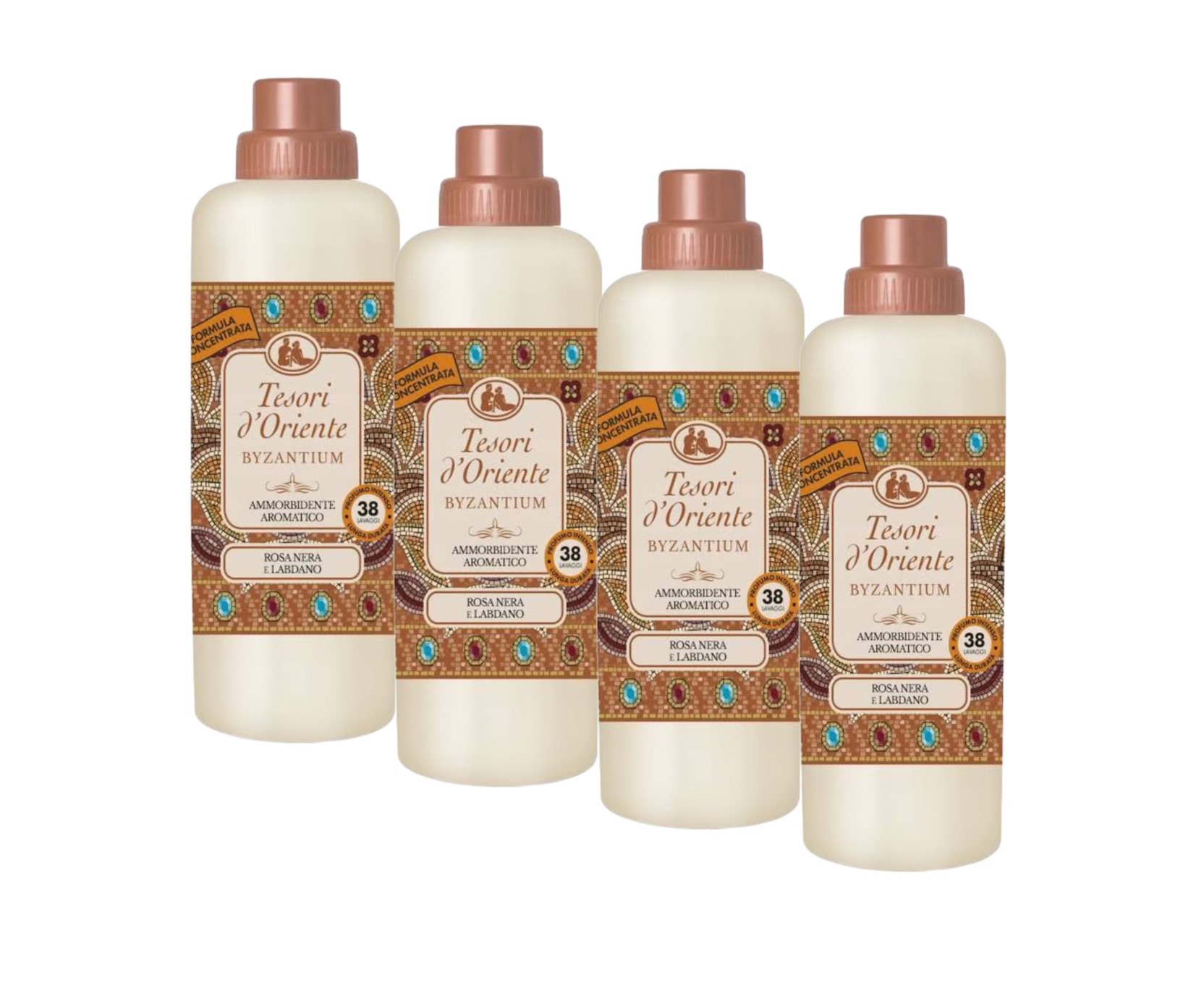 TESORI Płyn do płukania tkanin Byzantium 4x760ml