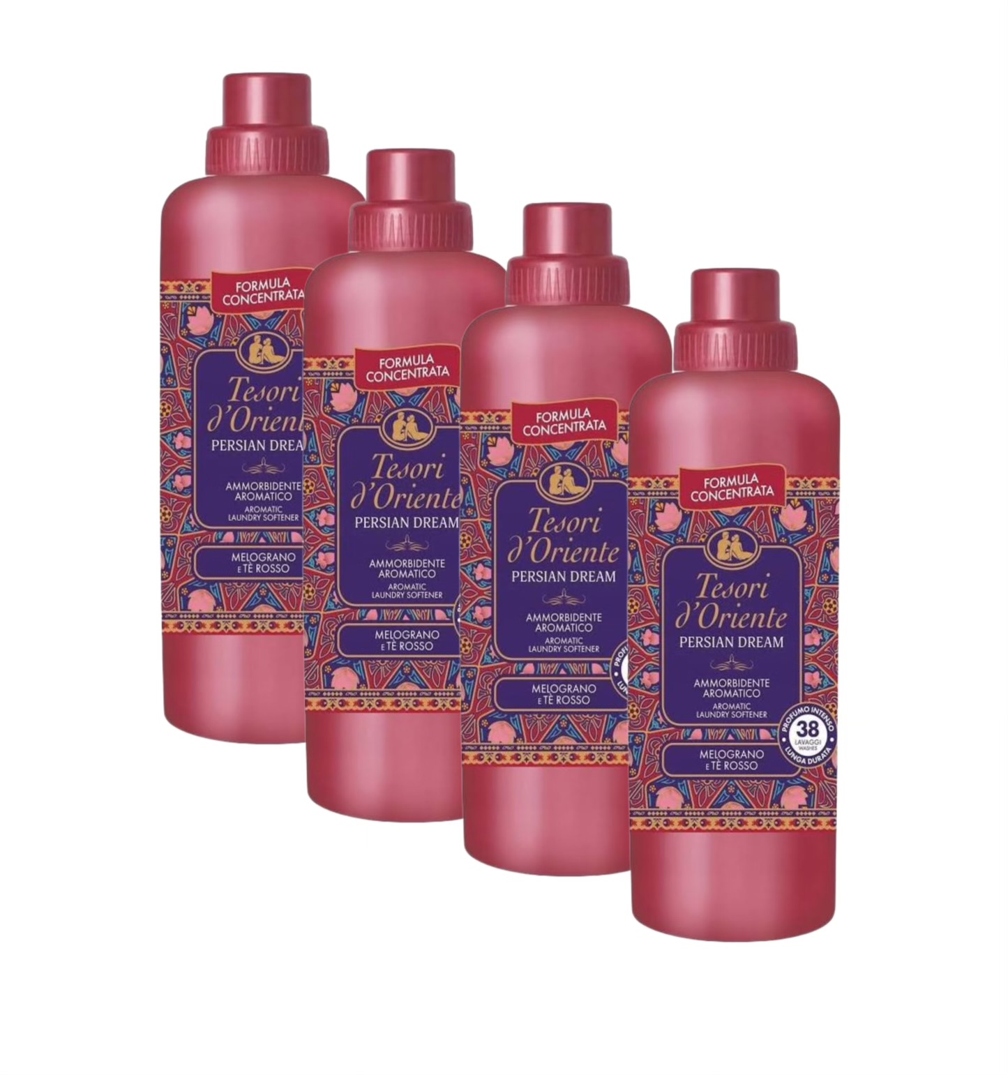 TESORI Płyn do płukania tkanin Perski Sen 4x760ml