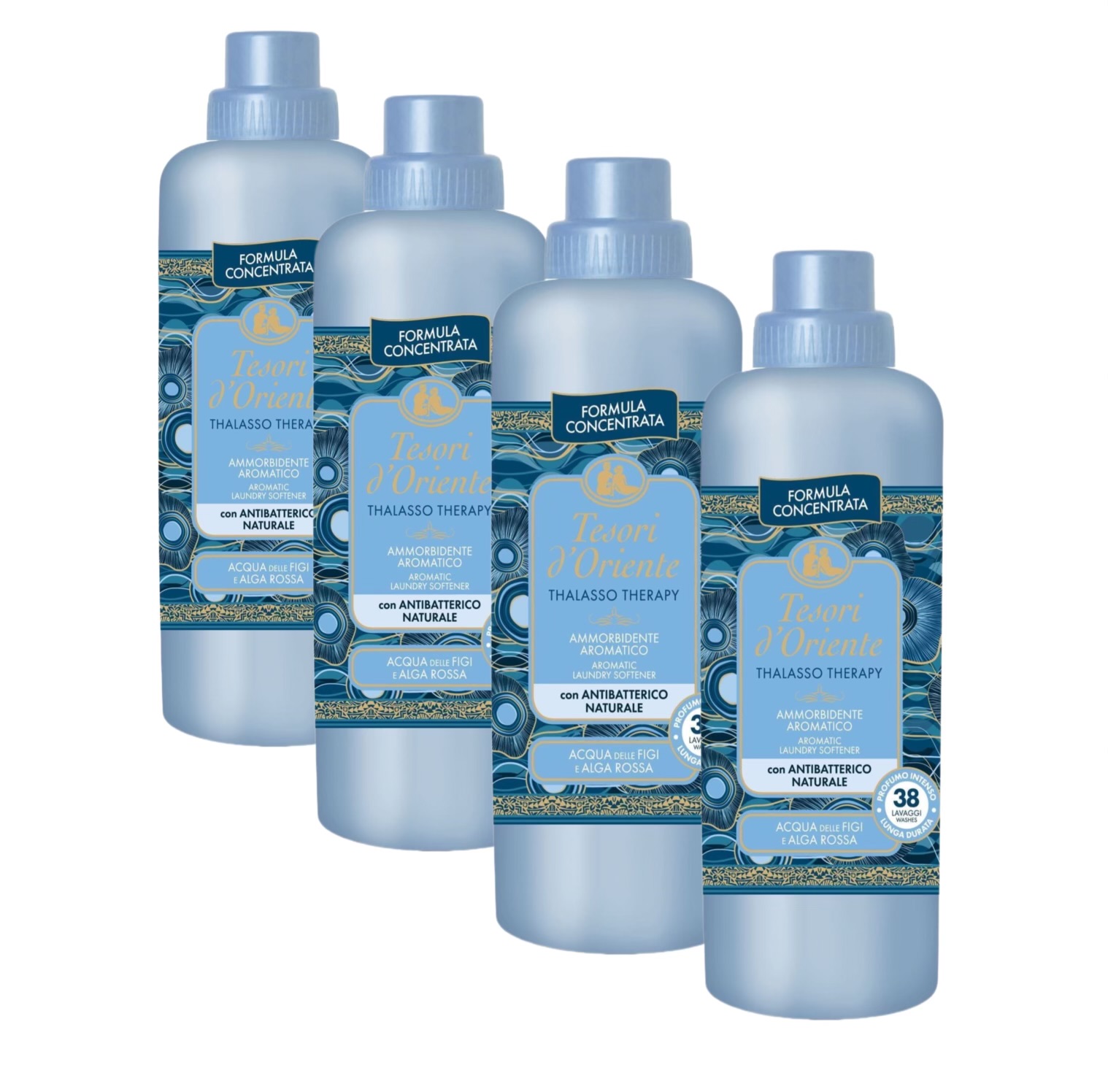 TESORI Płyn do płukania tkanin Thalasso 4x760ml