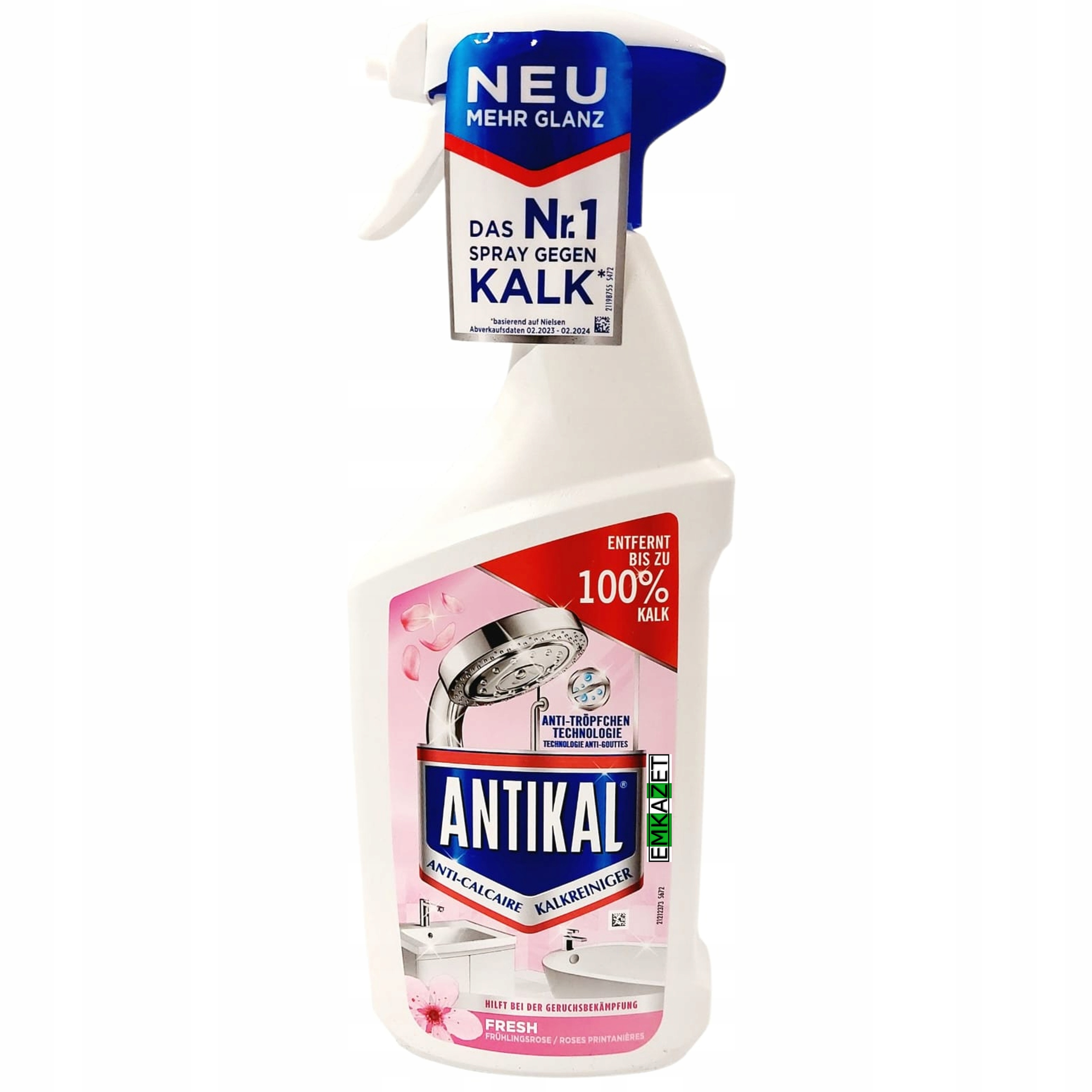 ANTIKAL Fresh Odkamieniacz do łazienki spray 800ml ORYGINAŁ DE
