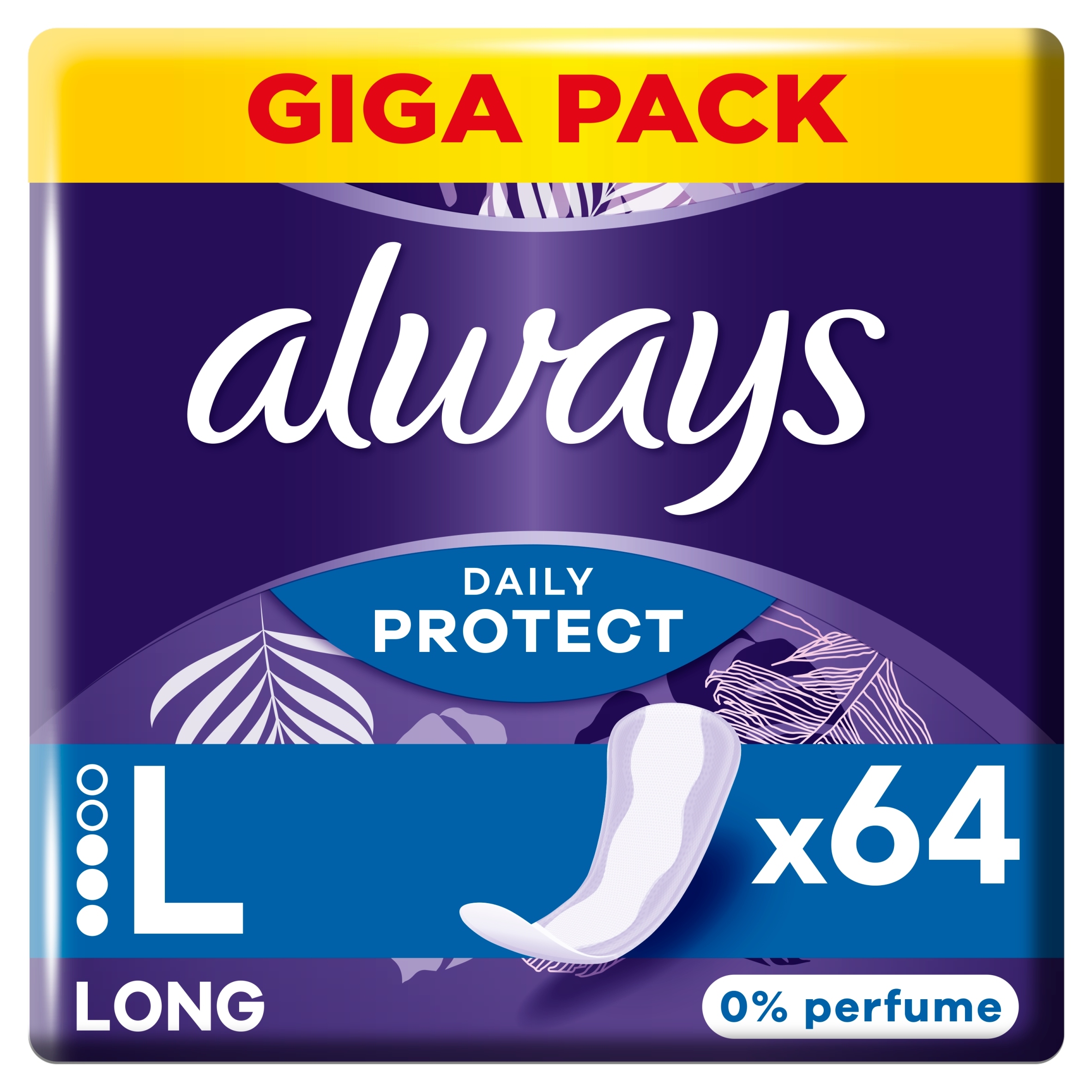 Always Daily Protect Wkładki higieniczne Long 64 szt. - Centrum ...