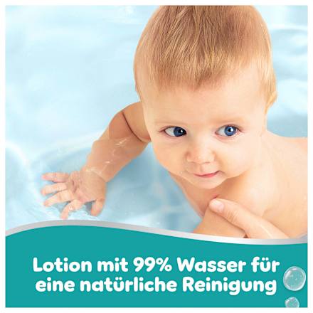 PAMPERS Chusteczki Aqua Water 99% wody dla dzieci 18x60szt - obrazek 3