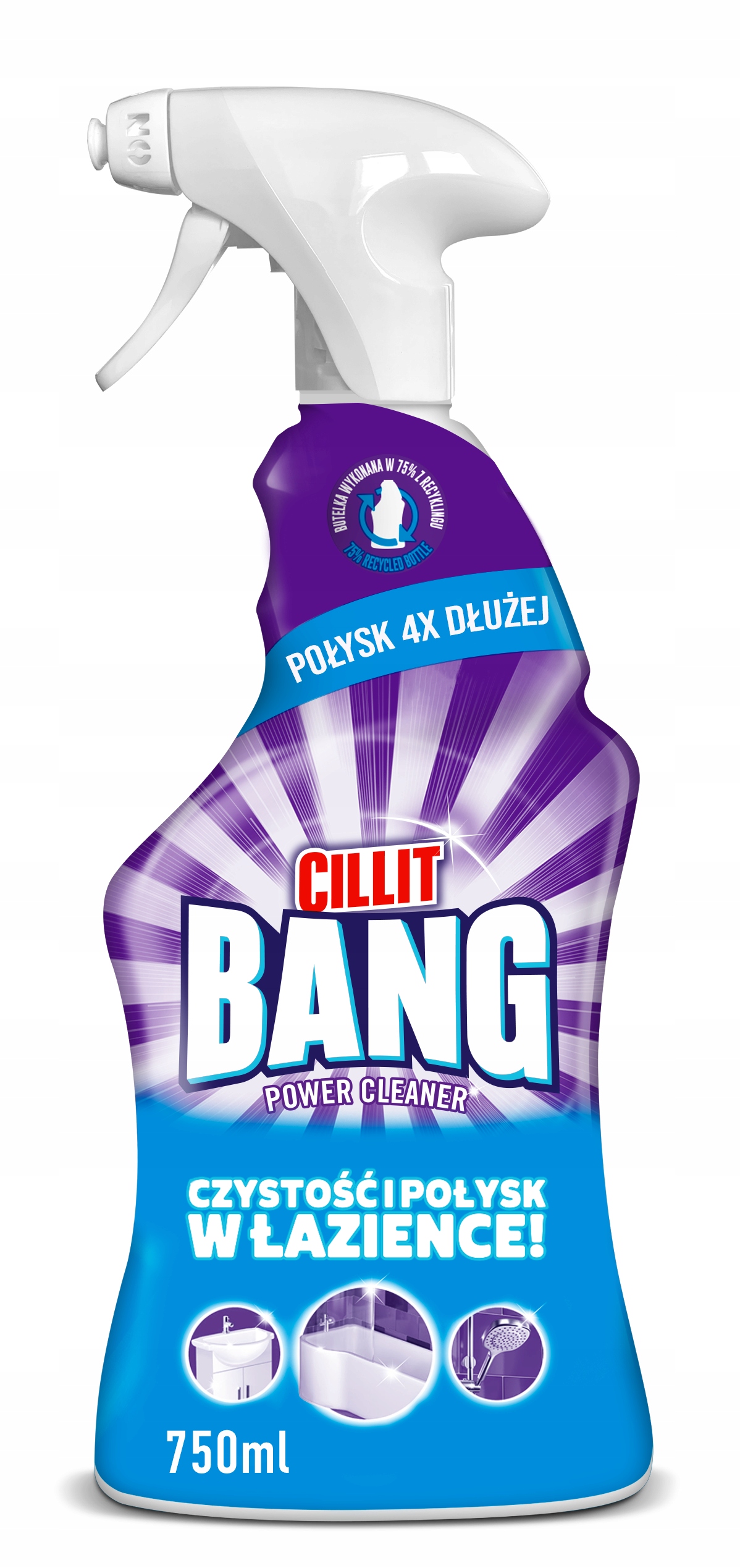 CILLIT BANG spray CZYSTOŚĆ i POŁYSK 750ml - obrazek 4