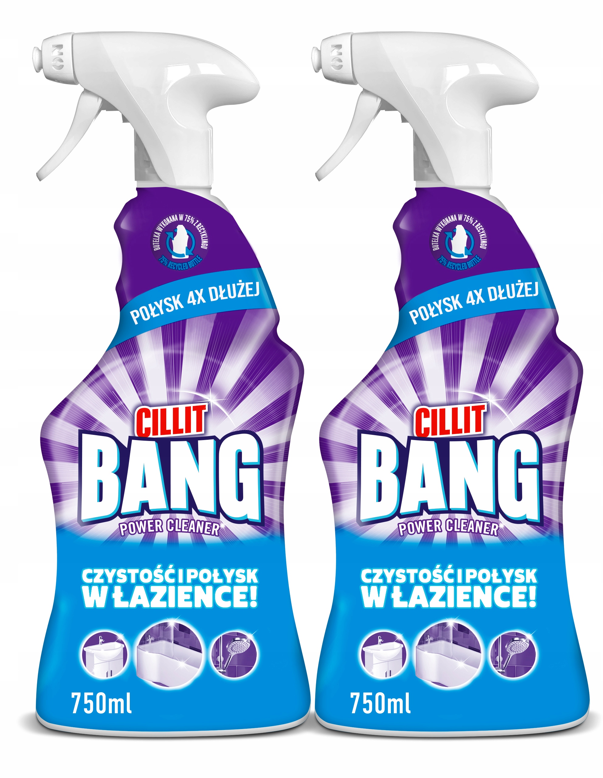 CILLIT BANG spray CZYSTOŚĆ i POŁYSK 750ml - obrazek 3