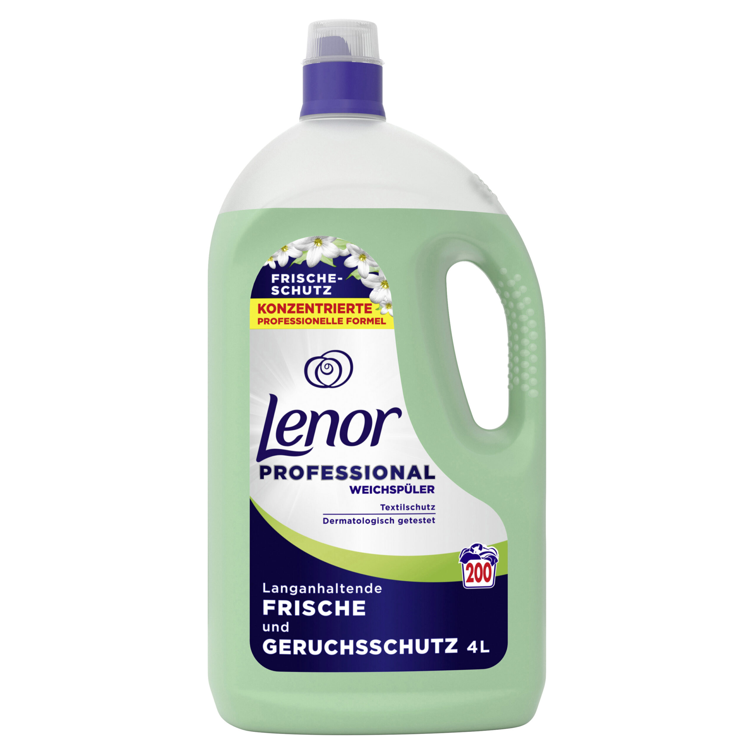 LENOR Płyn do płukania Konwaliowy zielony 4L nowa formuła 200 prań - obrazek 4
