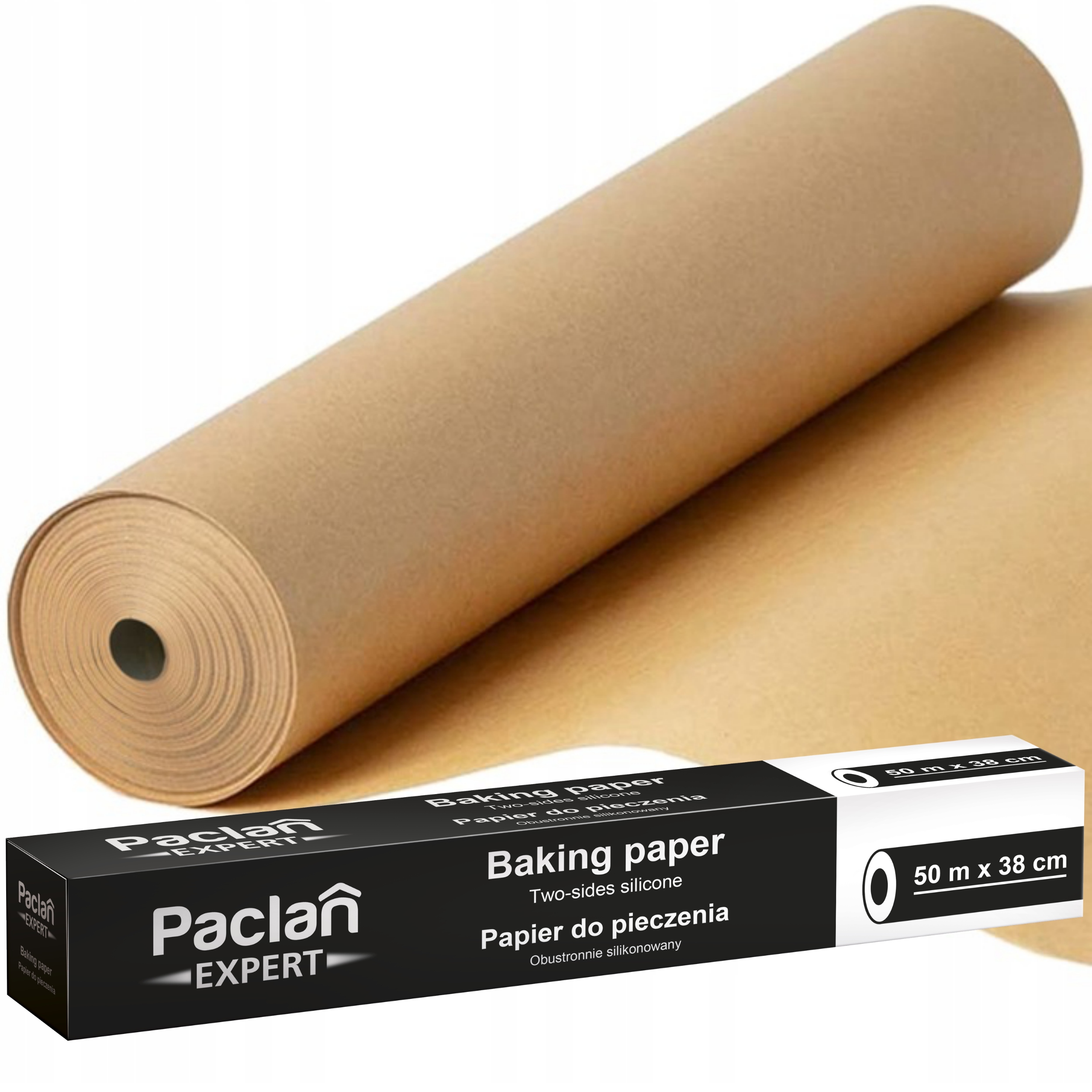 Paclan Expert Papier do Pieczenia Catering 50m x 38 brązowy