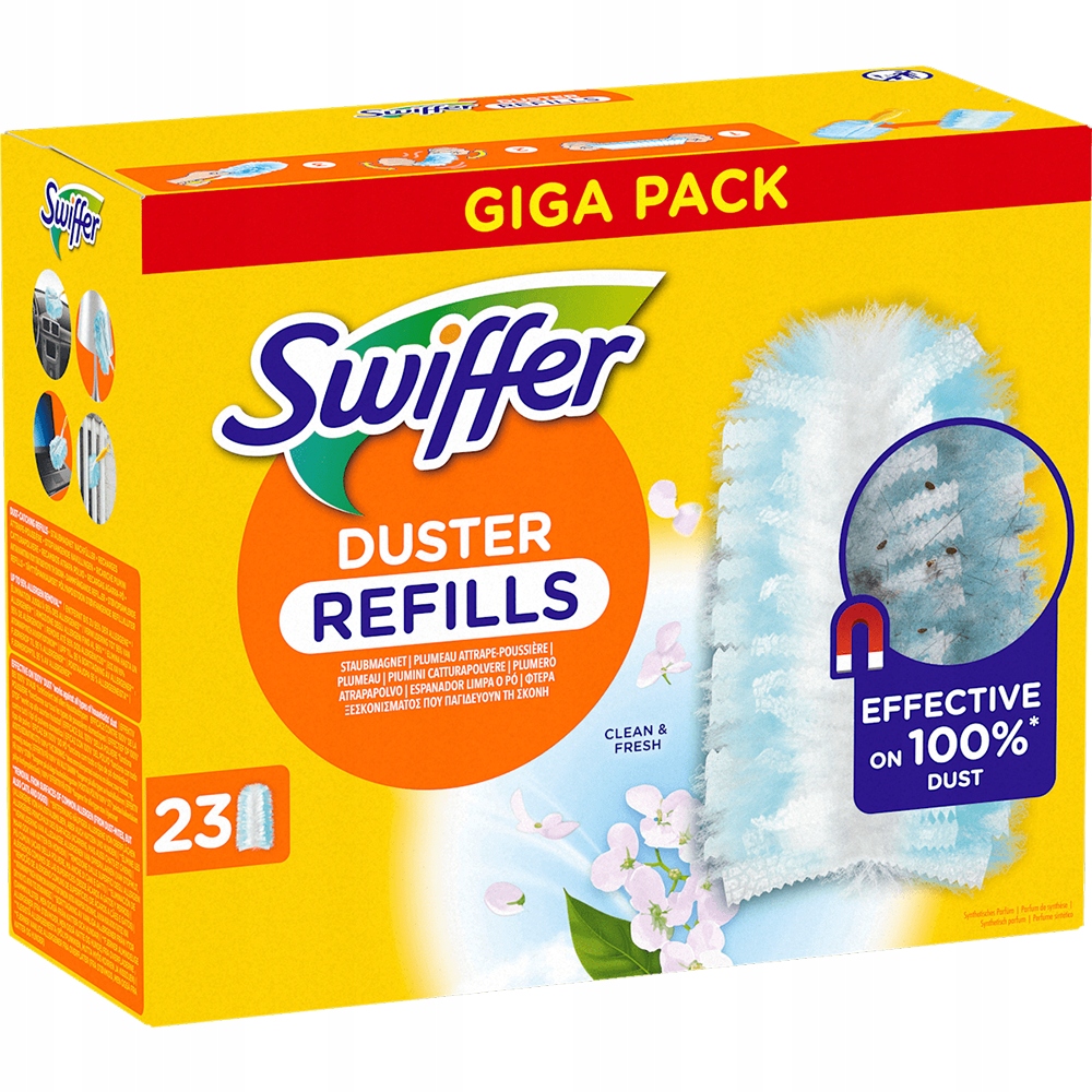 Swiffer Duster Miotełka do kurzu zapas wkłady zapachowe 23szt - obrazek 3