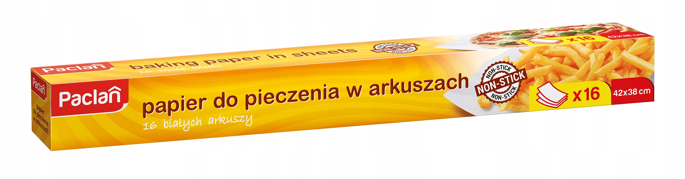Paclan Papier do Pieczenia w arkuszach 16 szt Biały