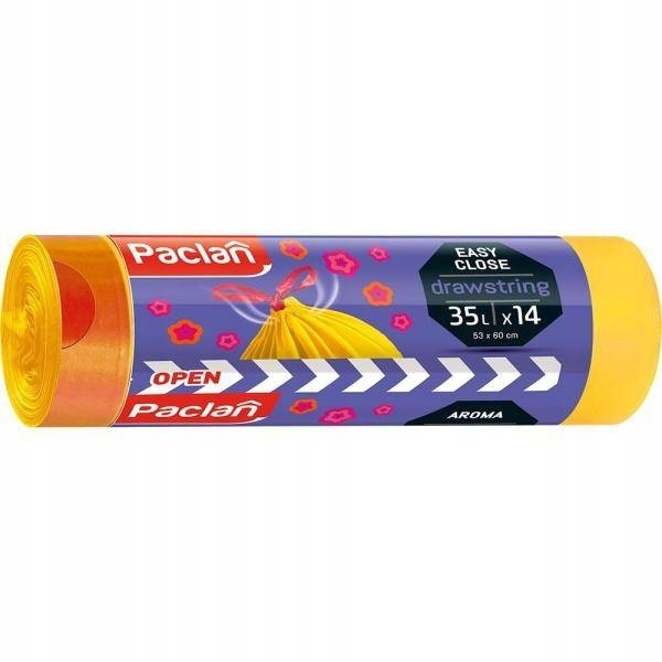 Paclan worki na śmieci zapachowe 60L 10szt - obrazek 8
