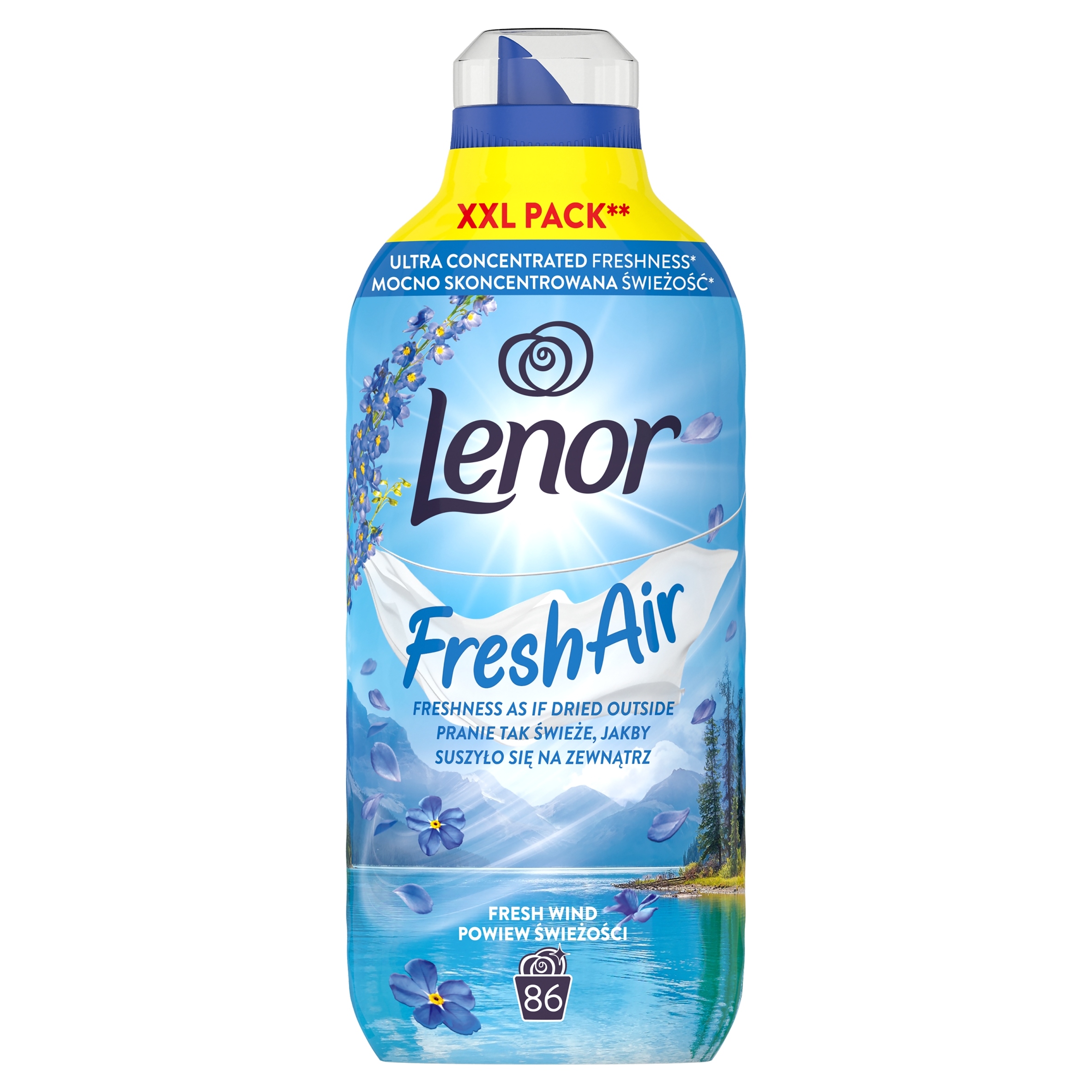 LENOR Fresh Air Płyn do płukania FRESH WIND 1204ml - obrazek 9