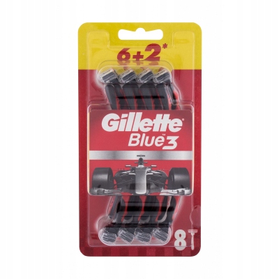 Gillette Blue 3 Red Maszynki do golenia 8szt - obrazek 3