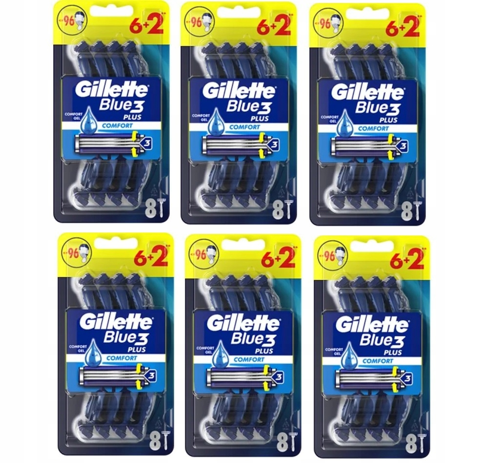 Gillette Blue 3 Comfort Maszynki do golenia 8szt - obrazek 12