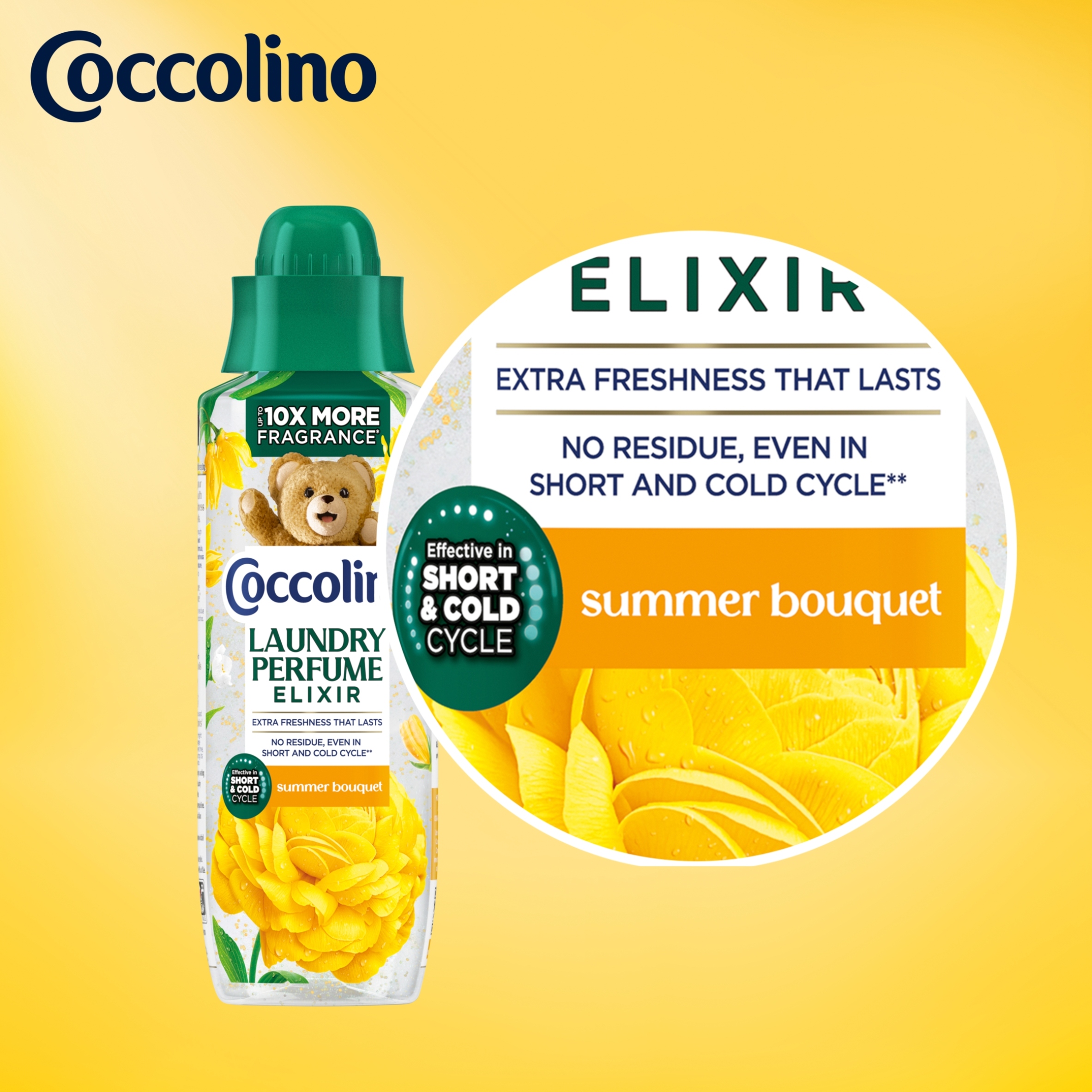 COCCOLINO Perfume Elixir Perfumy do prania Summer Bouquet 460ml - obrazek 4