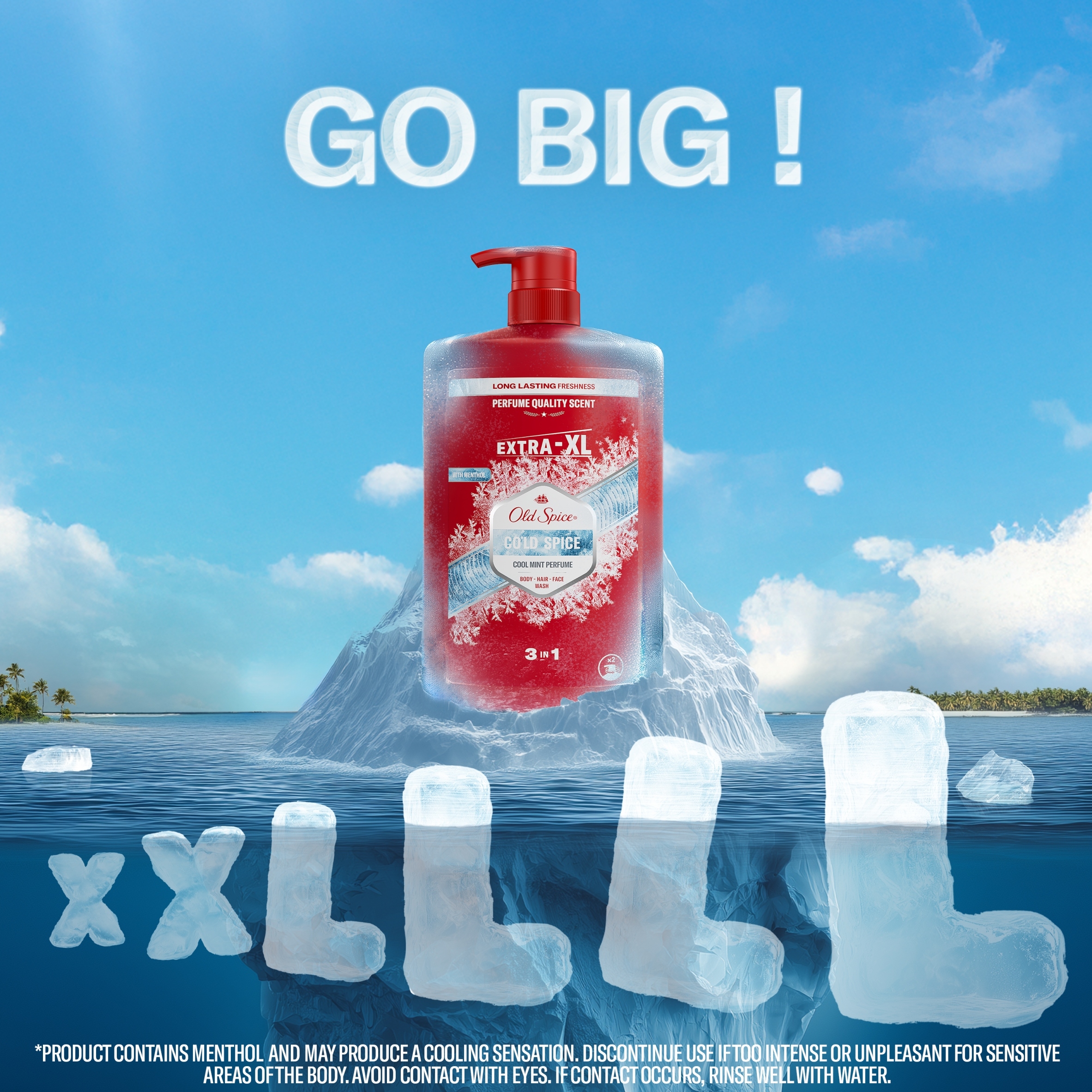 Old Spice Żel pod prysznic pompka 3w1 Cold Spice 1L - obrazek 12