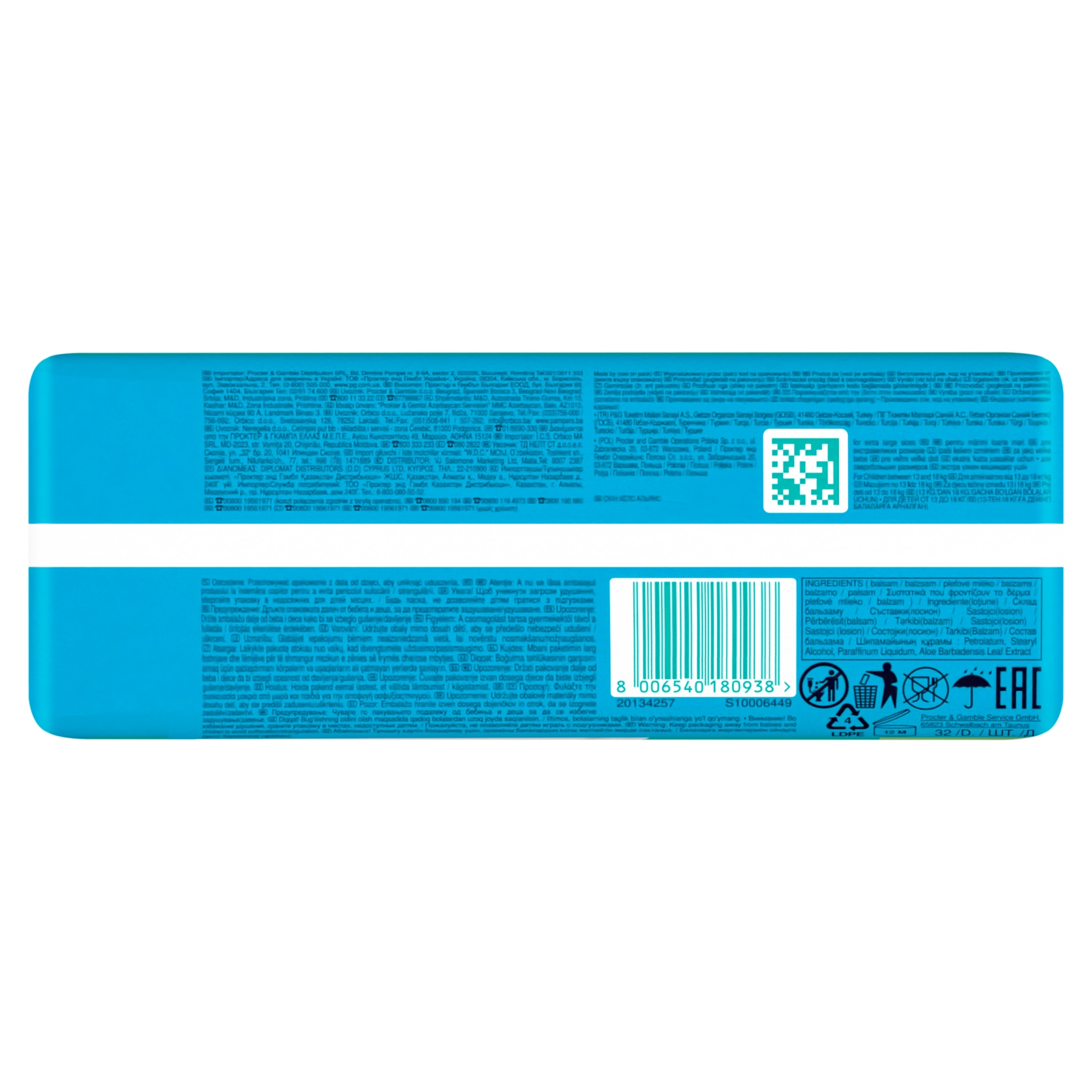 PAMPERS Active Baby Pieluszki Rozmiar 6 32szt 13-18kg - obrazek 4