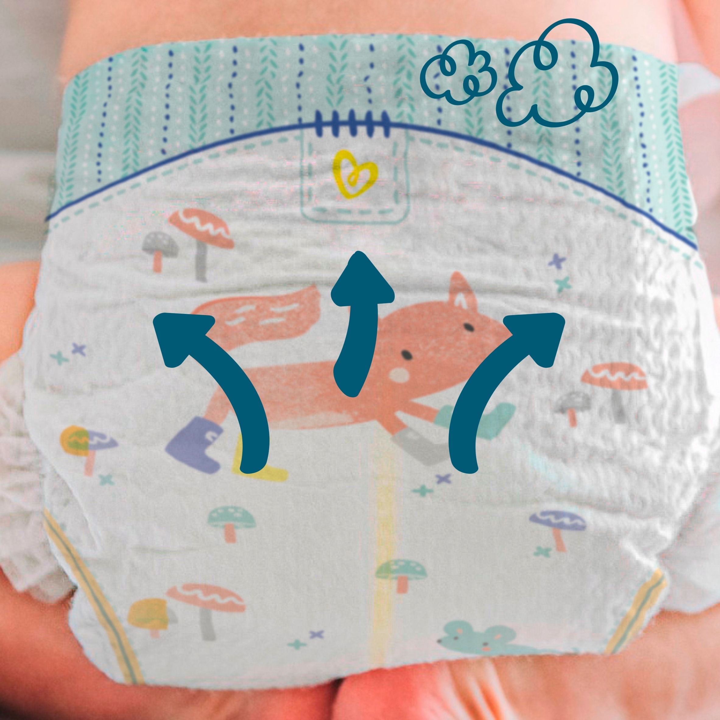 PAMPERS Premium Care Pieluszki Rozmiar 1 50szt 2-5kg - obrazek 7