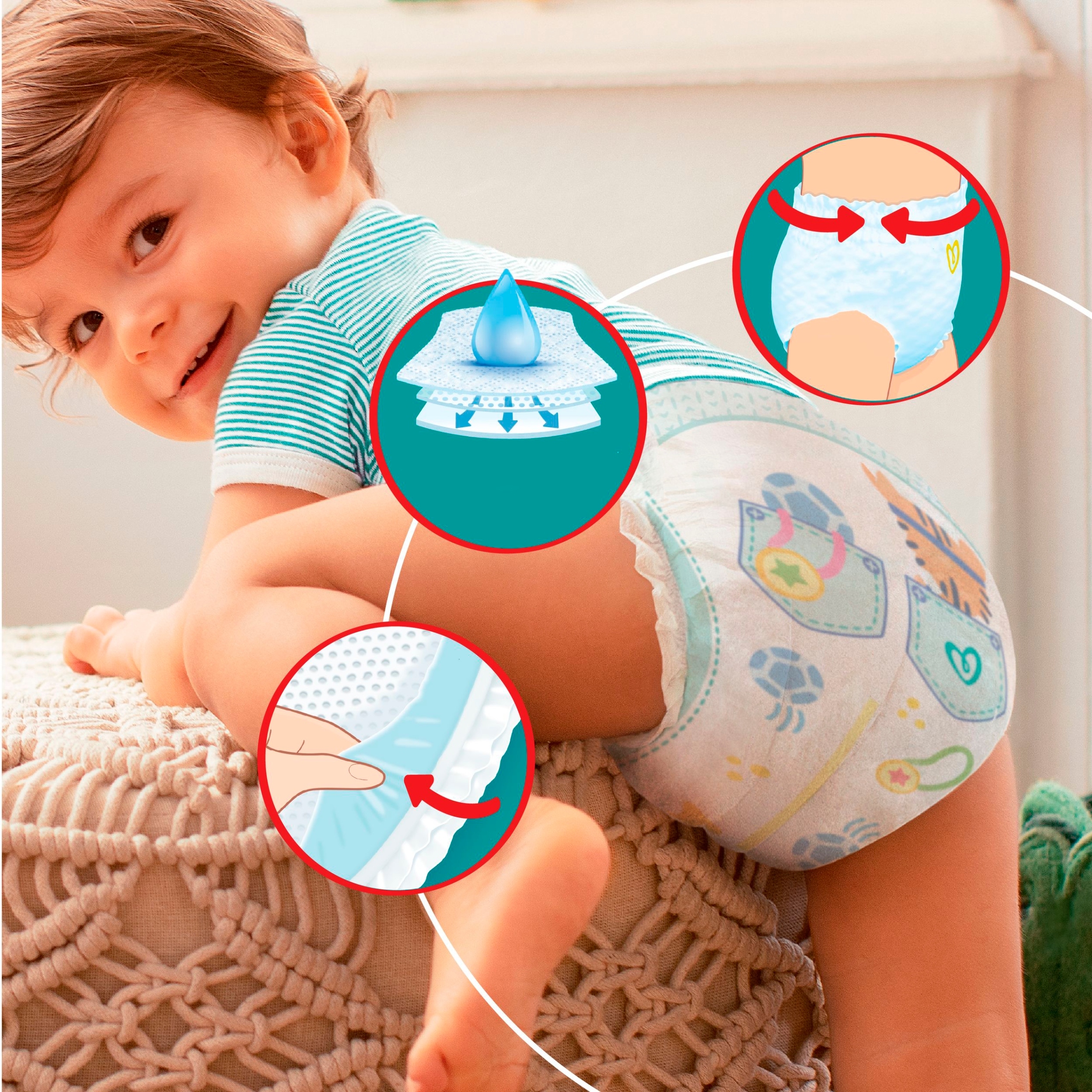 PAMPERS Pants Pieluchomajtki Rozmiar 5 66szt 12-17kg - obrazek 7