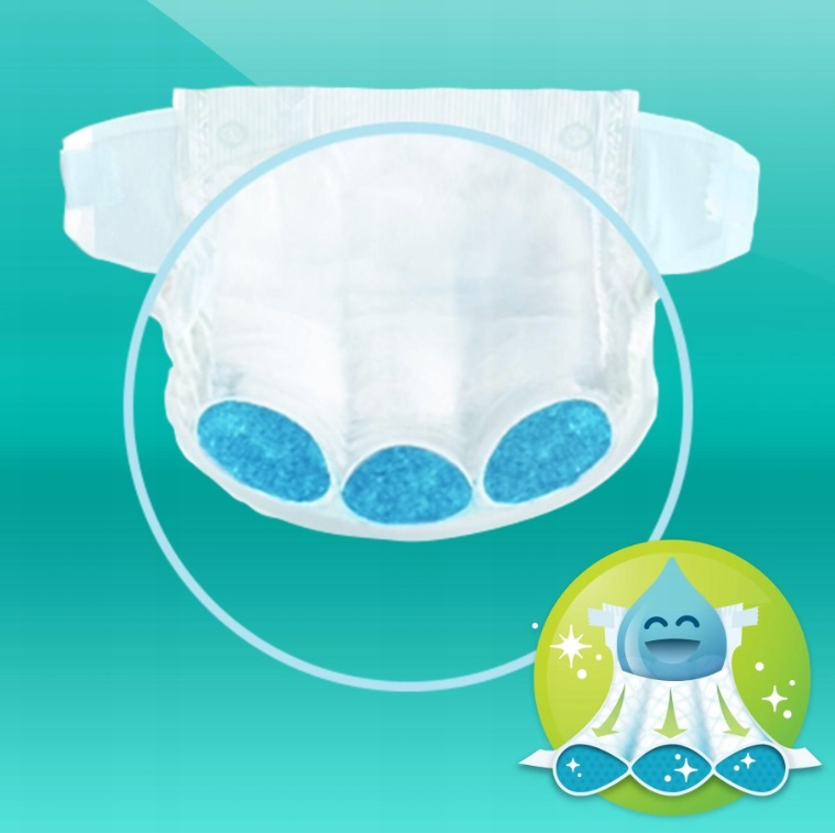 PAMPERS Active Baby Pieluszki Rozmiar 6 56szt 13-18kg - obrazek 3