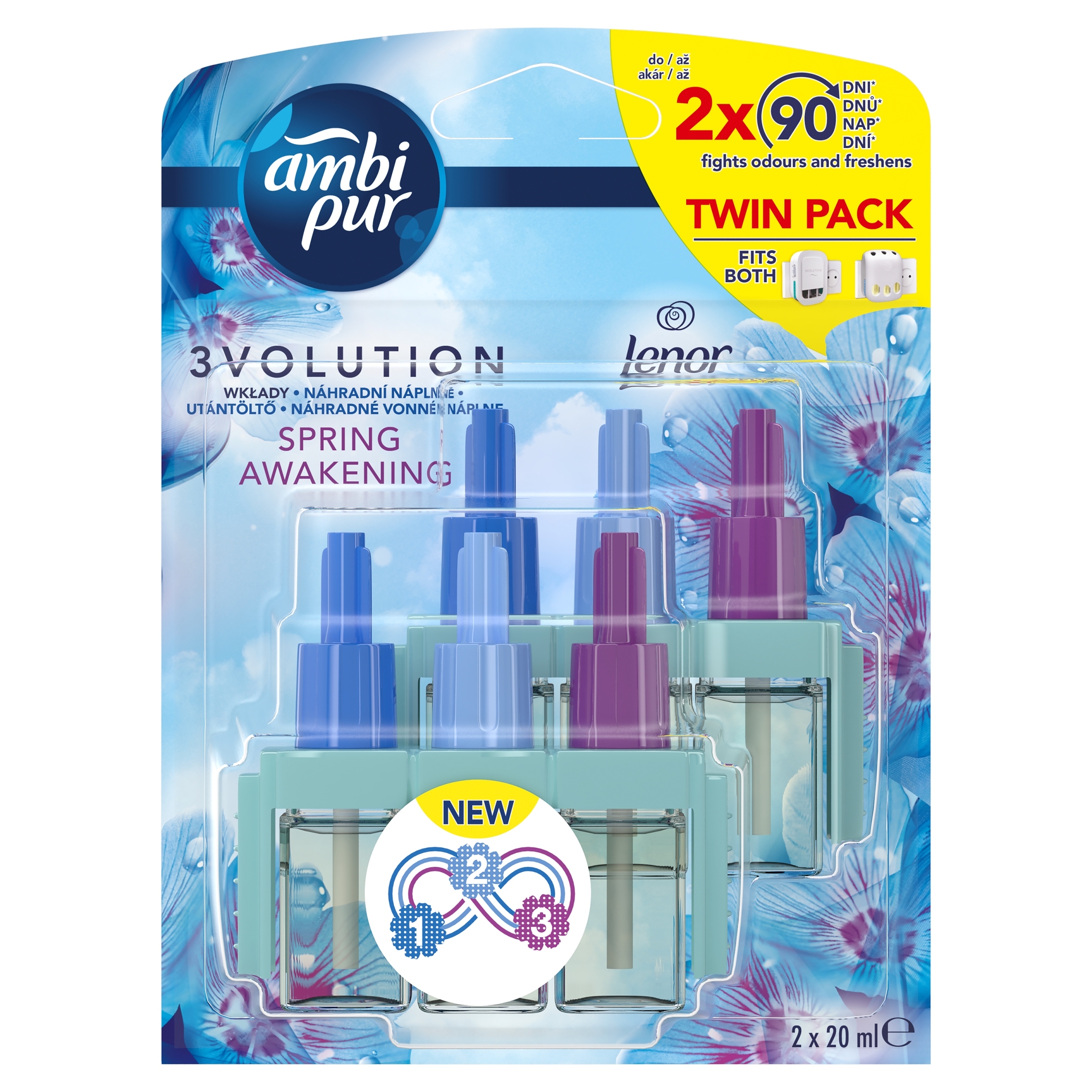AMBI PUR 3Volution Odświeżacz powietrza wkład Spring Awakening 2x20ml - obrazek 7
