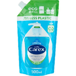 CAREX Mydło w płynie antybakteryjne ORIGINAL zapas/refill, 500 ml