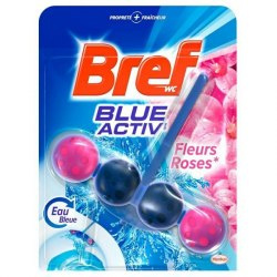 Kostki do WC BREF BLUE AKTIV Fleurs Roses, 50 g
