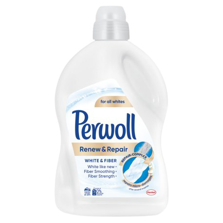 PERWOLL 2,7L WHITE & FIBER RENEW+ 2,7L 45 prań
