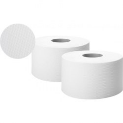 Papier toaletowy JUMBO Vella biały, 2 warstwowy, celuloza, 12 rolek