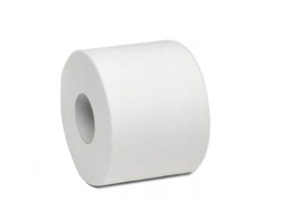 Papier toaletowy mała rolka biały, 2 warstwowy, celuloza, 8 szt