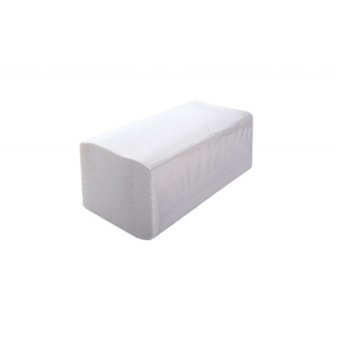 Ręczniki papierowe ZZ składane  Vella białe, 2 warstwowe, celuloza, 3200 szt