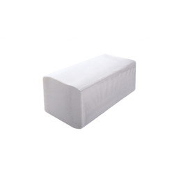 Ręczniki papierowe składane ZZ białe, 2 warstwowe, celuloza, 150 szt