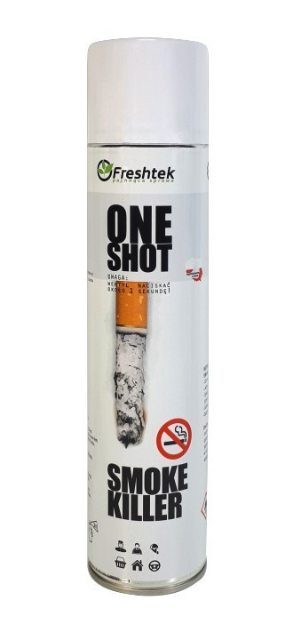 Freshtek ONE SHOT Neutralizator zapachów Smoke Kiler 600ml