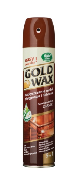 GOLD WAX Classic Spray do pielęgnacji mebli 5w1 300ml