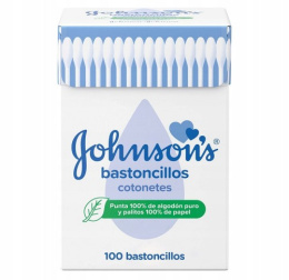 JOHNSON Patyczki higieniczne do uszu 100szt