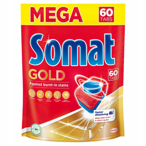 SOMAT Gold Tabletki do zmywarki 60 szt DE