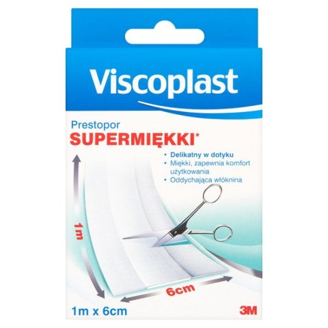 VISCOPLAST Plastry SUPER MIĘKKIE 1m x 6cm